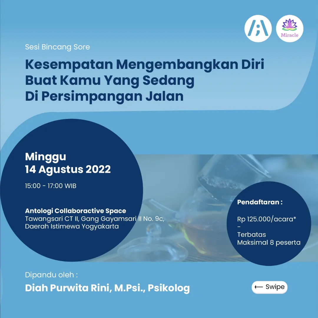 Bincang Sore — Di Persimpangan Jalan