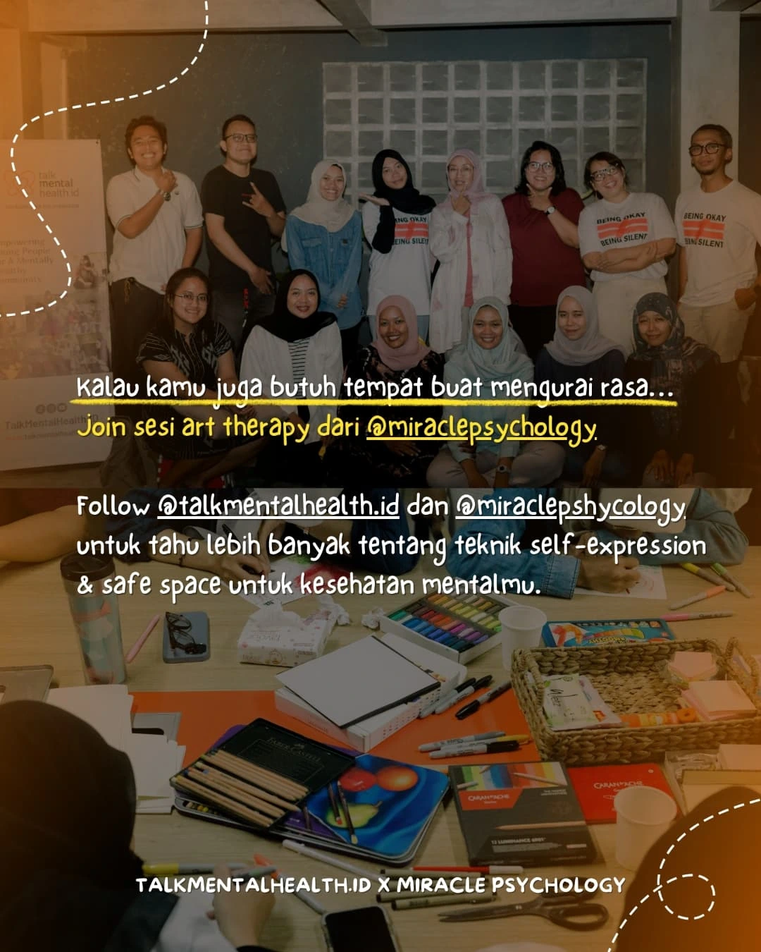 Edukasi: Art Therapy — Saat Kata Tak Mampu, Gambar Bisa Bicara