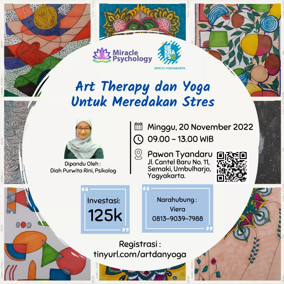 Workshop Art Therapy & Yoga × GEKRAFS DIY