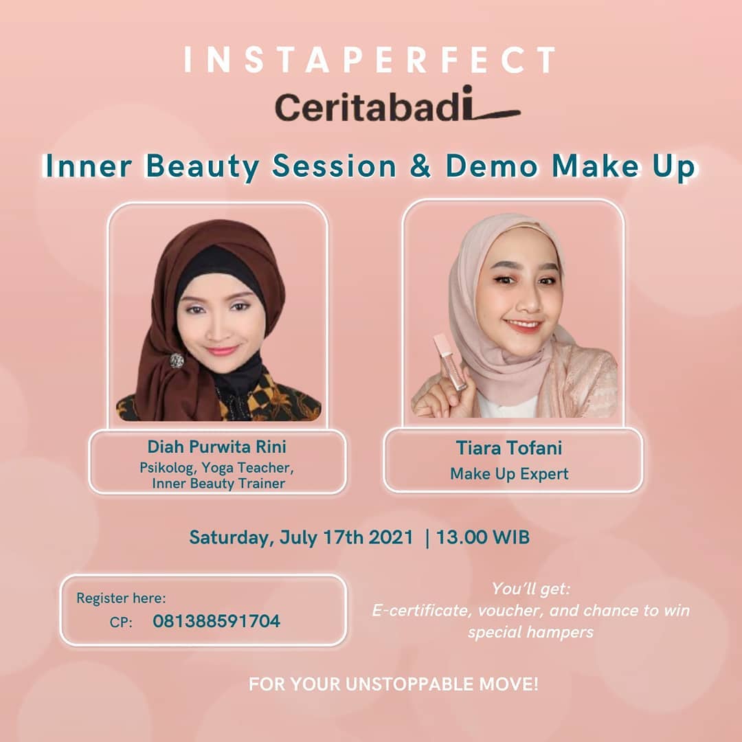 Inner Beauty Session & Demo Make Up — Instaperfect × Ceritabadi
