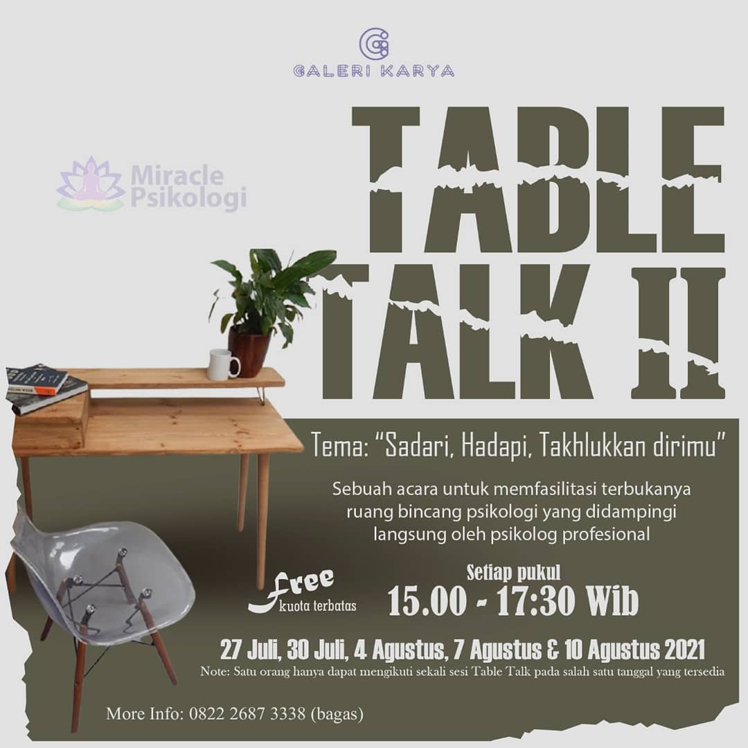 Table Talk — Menghadapi Quarter Life Crisis