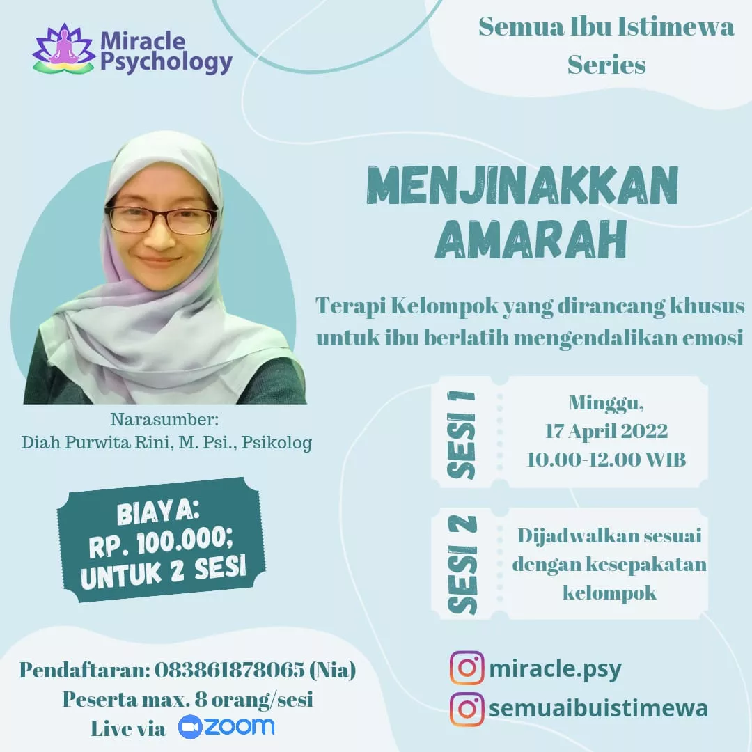 Terapi Kelompok — Menjinakkan Amarah