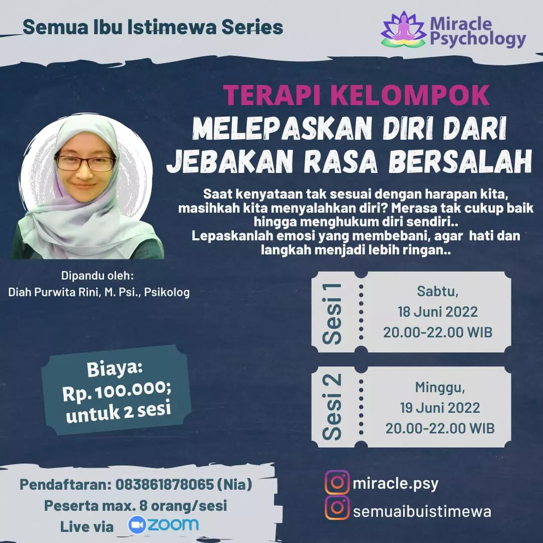 Terapi Kelompok — Melepaskan Diri dari Jebakan Rasa Bersalah