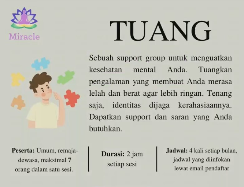 TUANG — Support Group Kesehatan Mental