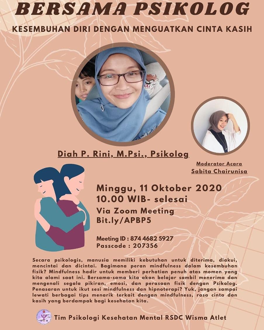 Webinar Dukungan Psikososial — RSDC Wisma Atlet