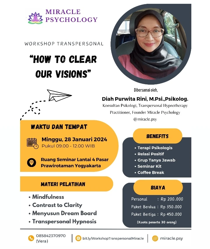 Workshop Transpersonal — How to Clear Our Visions